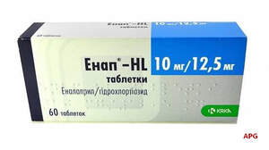 ЕНАП-HL 10 мг/12,5 мг №60 табл.