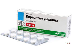 ПІРАЦЕТАМ-ДАРНИЦЯ 400 мг №30 табл.
