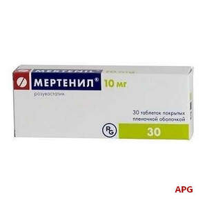 МЕРТЕНІЛ 10 мг №30 табл. в/о