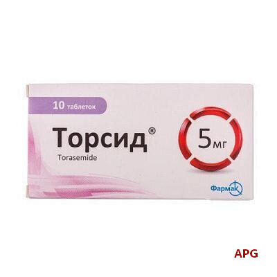 ТОРСИД 5 мг N10 табл.