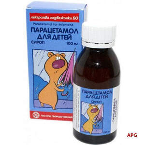 ПАРАЦЕТАМОЛ Д/ДІТ. 120 мг/5 мл 100 мл сироп фл.