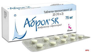 АБРОЛ SR 75 мг №20 табл.
