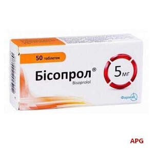 БИСОПРОЛ 5 мг N50 табл. к.яч.уп.