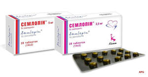 СЕМЛОПИН 2,5 мг N28 табл.