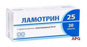 ЛАМОТРИН 25 мг N30 табл. к.яч.уп.