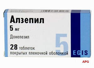 АЛЗЕПИЛ 5 мг N28 табл. п/о