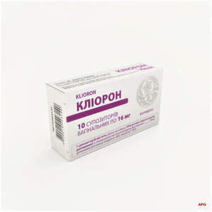 КЛИОРОН 16 мг №10 супп. вагин.