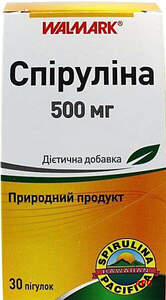 СПІРУЛІНА 500 мг №30 табл.