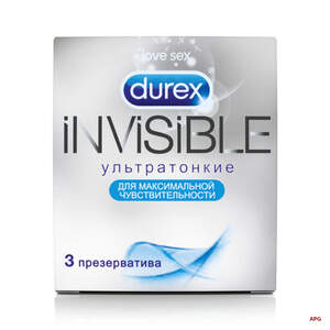 ПРЕЗ DUREX Invisible ультратонкие №3