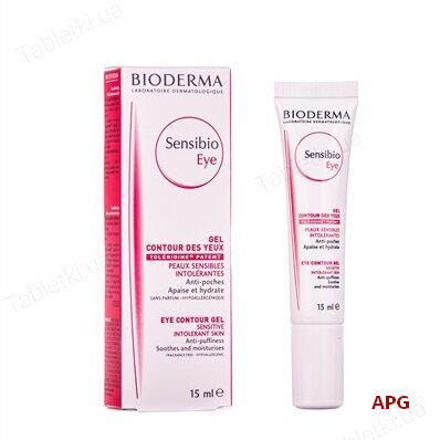 BIODERMA САНСІБІО КРЕМ-ГЕЛЬ Д/КОНТУРУ ОЧЕЙ 15 мл