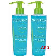 BIODERMA СЕБИОМ ДУО НАБОР гель д/умыв. очищ. 2*200 мл