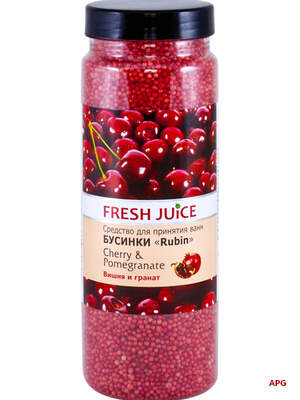 ЗАСІБ Д/ВАНН БУСИНКИ FRESH JUICE Rubin Cherry & Pomegranate 450 г