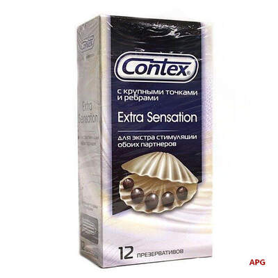 ПРЕЗ CONTEX EXTRA SENSATION с крупн. точк. и ребр. №12