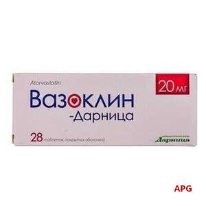 ВАЗОКЛІН-ДАРНИЦЯ 20 мг №28 табл. в/о