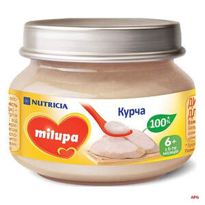 ПЮРЕ MILUPA Цыпленок 6+ мес. 80 г