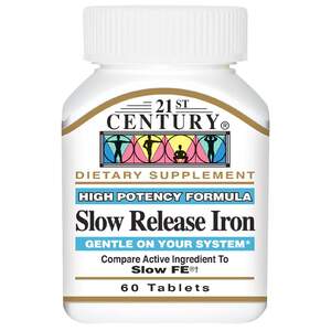 Century Железо 45 мг (Slow Release Iron) №60 табл
