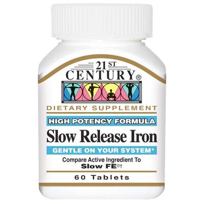 Century Железо 45 мг (Slow Release Iron) №60 табл
