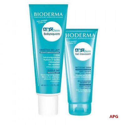 BIODERMA НАБІР ABCDERM БЕБІ СКВАМ 40 мл + ABCDERM ГЕЛЬ 45 мл