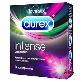 ПРЕЗ DUREX Intense orgasmic рельефн. со стимул. смазкой №3