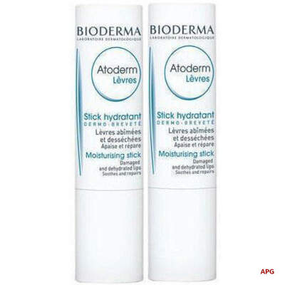 BIODERMA ДУО АТОДЕРМ СТИК Д/ГУБ 4 г*2