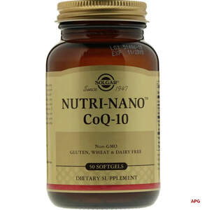 СОЛГАР NUTRI-NANO CoQ-10 3.1-X NUTRITIONAL SUPPLEMENT № 50