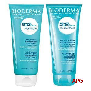 BIODERMA НАБОР ABCDERM ГИДРАТАНТ 200 мл + ГЕЛЬ 200 мл