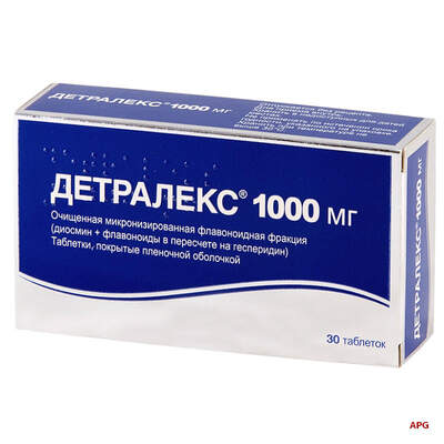ДЕТРАЛЕКС 1000 мг №30 табл.