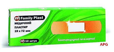 ПЛАСТ. FAMILY PLAST БАКТ. 19 х 72 мм №10 полим.