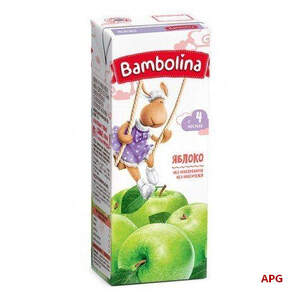 СІК BAMBOLINA Яблуко 4+ міс. 0,2 л