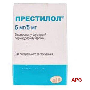 ПРЕСТИЛОЛ 5 мг/5 мг №10 табл. п/о