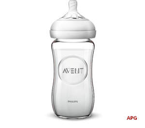 ПЛЯШЕЧКА PHILIPS AVENT NATURAL скл. 240 мл SCF053/17