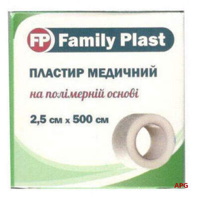 ПЛАСТ. FAMILY PLAST 2,5 х 500 см полім. з підвісом