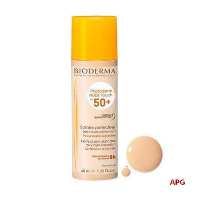 BIODERMA ФОТОДЕРМ НЮД ТАЧ SPF 50+ натур. світл. відт. 40 мл