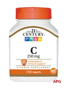 CENTURY ВИТАМИН С 250 мг №110 таб.