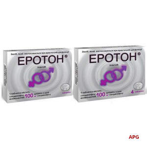 АКЦІЯ ЕРОТОН 100 мг №4 табл. + ЕРОТОН 100 мг №1 табл.