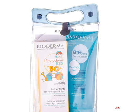 BIODERMA НАБІР ФОТОДЕРМ KID МОЛОЧКО SPF-50+ 100 мл+ABCDERM ГЕЛЬ ОЧИЩ. 200 мл