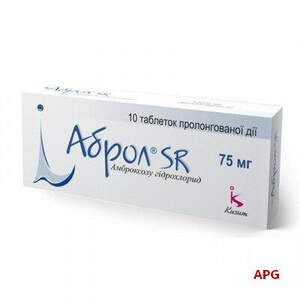 АБРОЛ SR 75 мг №10 табл.